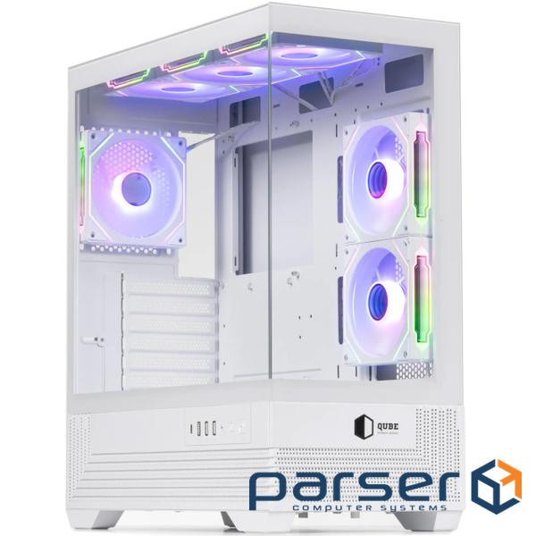 Корпус QUBE Fort ARGB White (FORT_GWNU3)