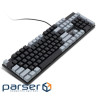 Клавіатура Vinga KBGM-090 LED Blue Switch USB Grey/Black (KBGM-090BL Grey/Black)