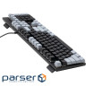 Клавіатура Vinga KBGM-090 LED Blue Switch USB Grey/Black (KBGM-090BL Grey/Black)