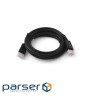 Кабель мультимедійний DisplayPort M to DisplayPort M 1.0m V1.2 4K60Hz black HP (HP_DHC-DP01-1M)
