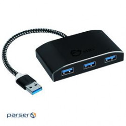 SIIG Accessory JU-H40F12-S1 USB 3.0 4-Port Powered Hub Retail