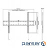 Настінний кронштейн 40 - 70” (до 40 кг) (WM-70F-01) ) (WM-70F-01)