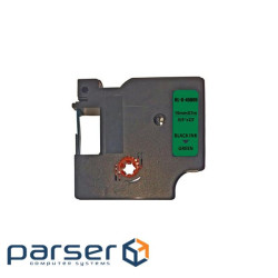 Стрічка для принтера етикеток UKRMARK RL-D-45809P-BK/GR, аналог DYMO S0720890, 19мм х 7м . (CD45809P)