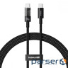 Кабель Baseus Gem Fast-Charging Data Cable Type-C to Type-C 100W 1m black (P10373000111-00)