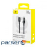Кабель Baseus Gem Fast-Charging Data Cable Type-C to Type-C 100W 1m black (P10373000111-00)