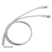 Патч-корд Legrand RJ45, кат. 5e, F / UTP, ПВХ, сірий, 1.0 м, LCS2 (051640)