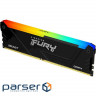 Модуль пам'яті KINGSTON FURY Beast RGB DDR4 3200MHz 32GB (KF432C16BB2A/32)