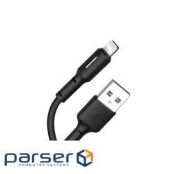 Кабель XO NB112 USB - Lightning (M/M), 1 м , Black (NB112-i-BK)