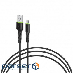 Date cable USB 2.0 AM to Micro 5P 1.2m CBFLEXM1 black Intaleo (1283126487453)
