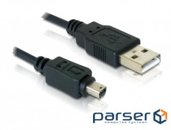 USB2.0 A -> mini 8p M / M cable, 1.5m Olympus D = 3.5mm Ferrite, Standart (70.08.2265-20)