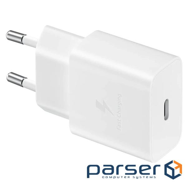 Зарядний пристрій Samsung USB-С 15W White (EP-T1510NWEGEU)