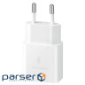 Зарядний пристрій Samsung USB-С 15W White (EP-T1510NWEGEU)
