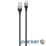 Дата кабель USB 2.0 AM to USB-C 1.0m 2.1A double-side grey XO (NB188-TC-1-GR)