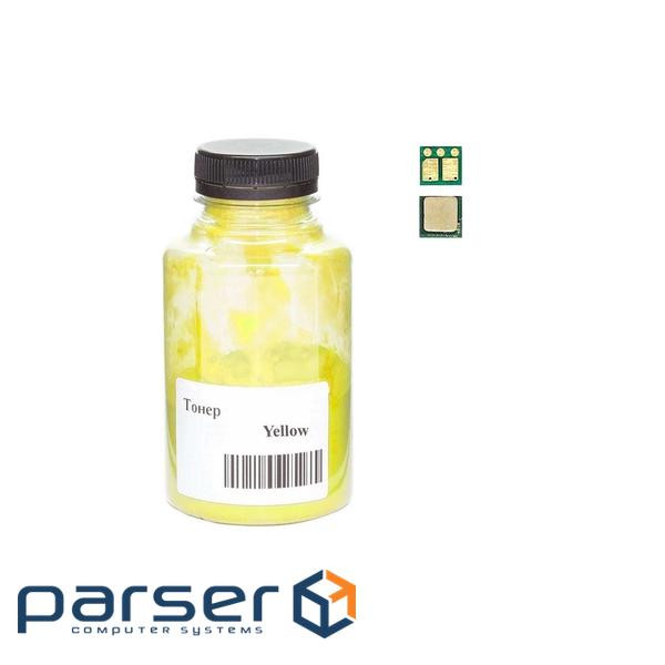 Тонер + чіп АНК для Canon MF651Cw/MF655Cdw/MF657Cdw, 067H бутль 70г 2400 ст. Yellow (50000412) . Yellow (50000412)