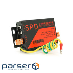 Грозозахист живлення + LAN 10 / 100 / 1000M, 0-220V ( захист Вхід = 5KA, Макс = 10KA) (YT33602) = 10KA) (YT33602)