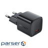 Зарядний пристрій Acefast A117 USB-C PD20W GaN black (6974316284987)