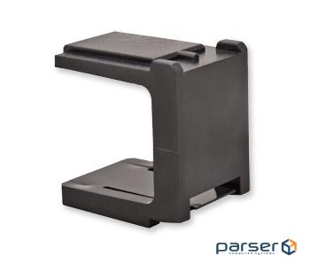 Заглушка для панелей LANC, LANS, FutureLink, розеток, чорна, Corning (LANC-MOD-BLNK-B)