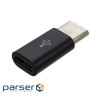 Перехідник microUSB - Type-C, Black, Patron (PN-MIC-Type-C) microUSB - Type-C, Black, Patron (PN-MIC-Type-C)