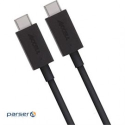 Accell Cable U224B-003B 3.3ft USB-C to C Cable SuperSpeed 10Gbps USB-IF Gen2 Retail