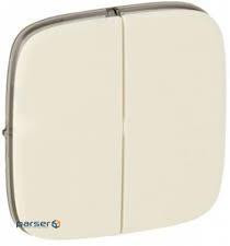 Клавіша вимикача 2-клавішного Valena IN"MATIC/ ALLURE Legrand слонова кістка (755026)