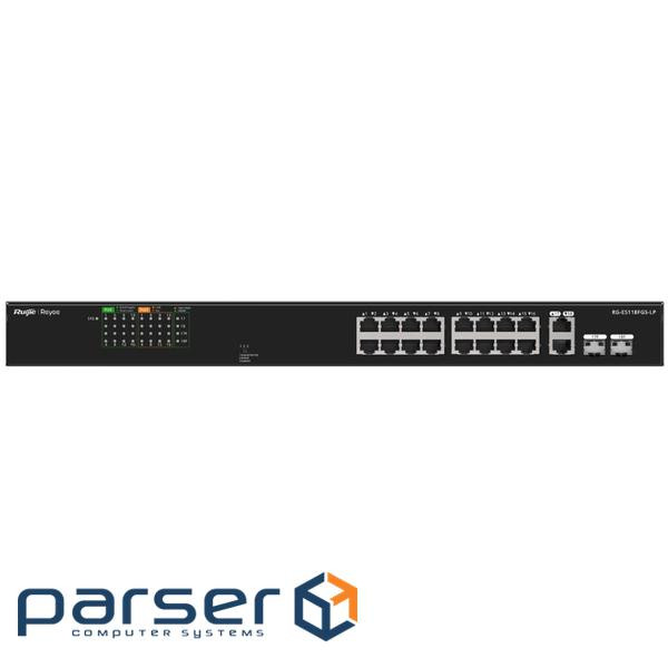 Комутатор мережевий Ruijie Networks RG-ES118FGS-LP