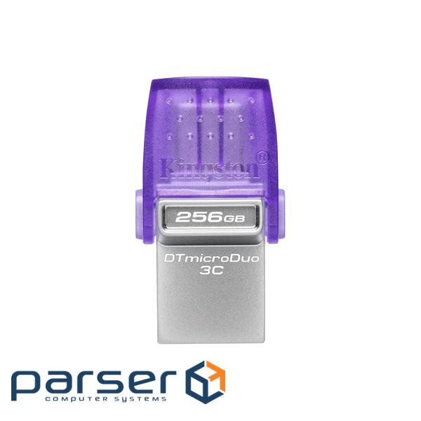 Флеш-накопичувач USB3.2 256GB Type-C Kingston DataTraveler microDuo 3C (DTDUO3CG3/256GB)