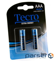 Батарейка Tecro Extra Energy Alkaline AAA/LR03 BL 2 шт (LR03-2B(EE))