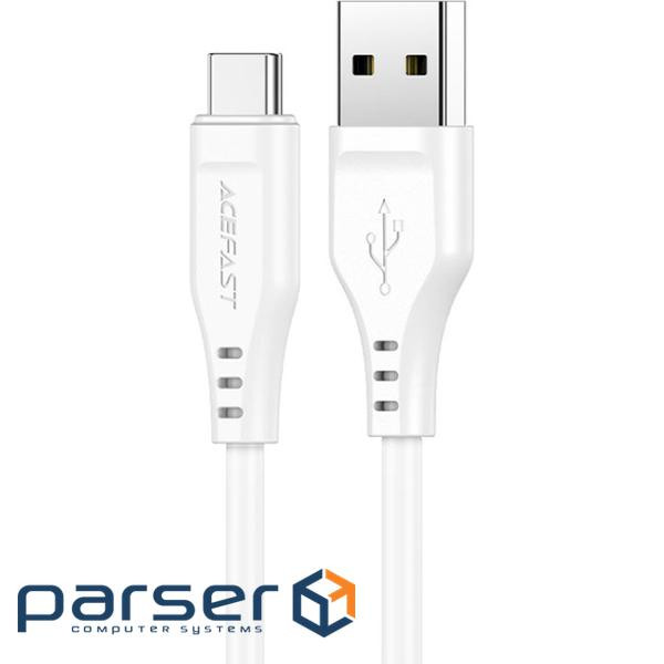 Кабель ACEFAST C3-04 USB-A to USB-C 1.2м White (AFC3-04W)