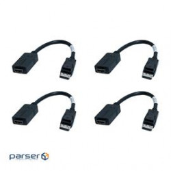 PNY Cable DP-HDMI-FOUR-PCK DisplayPort to HDMI Four Pack Retail