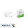 Зарядний пристрій мережевий Belkin 67Вт 2хUSB-С GAN PD PPS, кабель USB-С > USB- (WCH020KQ2MWH-B6)