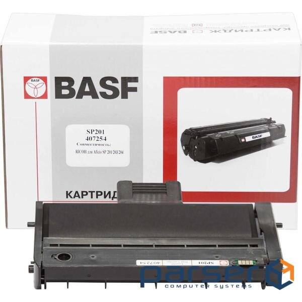 Toner cartridge BASF Ricoh Aficio SP201/SP203/SP204, Black 407254 (KT-SP201-40 (BASF-KT-SP201-407254)