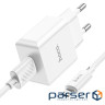 Зарядний пристрій HOCO C106A Leisure USB + cable USB to Micro 5P 10.5W White (6931474783905)