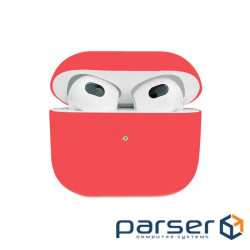 Чохол ArmorStandart Ultrathin Silicone Case для Apple AirPods 3 Crimson (ARM60294)