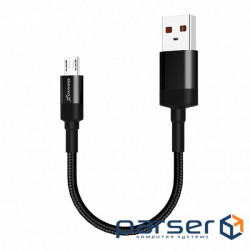 Дата кабель USB 2.0 AM to Micro 5P 0.2m Grand-X (FM-20M)