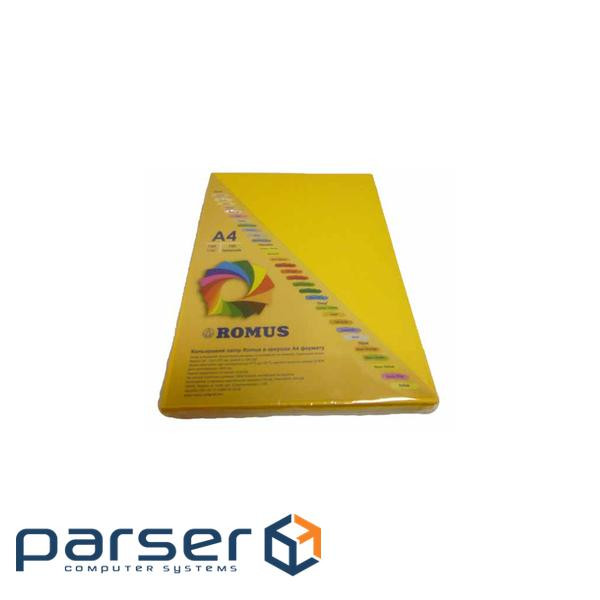 Папір Romus A4 80 г/м2 100c, yellow sunny (R50836)