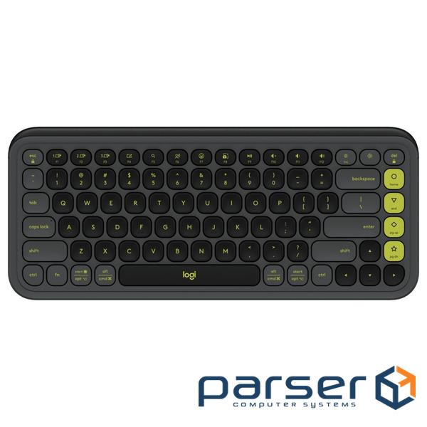 LOGITECH POP ICON KEYS - GRAPHITE - UKR - BT - INTNL-973 (920-013157)