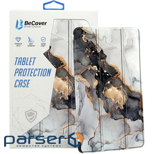 Чехол-книжка BeCover Soft Edge TPU для Xiaomi Redmi Pad SE 8.7 Gray Marble (712575)