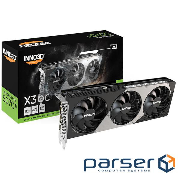Відеокарта INNO3D GeForce RTX 5070 Ti X3 OC (N507T3-16D7X-176068N)