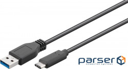 Cable Goobay USB Type-C-3.0A M/M 3.0m (USB3.0) 3xS AWG28 D=4.0mm Cu (75.07.3141-1)