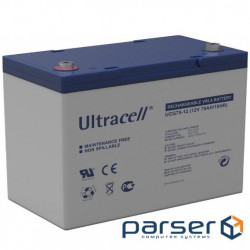 Rechargeable battery Ultracell UCG75-12 GEL 12V 75 Ah (259 x 168 x 214) White Q1 / 67