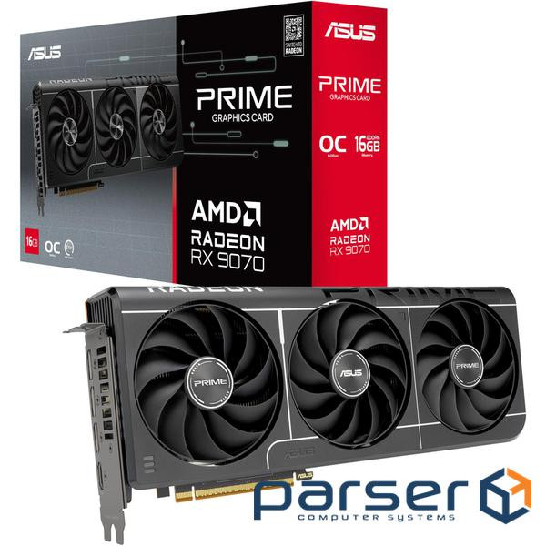Відеокарта ASUS Prime Radeon RX 9070 EVO OC Edition 16GB GDDR6 (PRIME-RX9070-O16G- (90YV0MQ0-M0NA00)