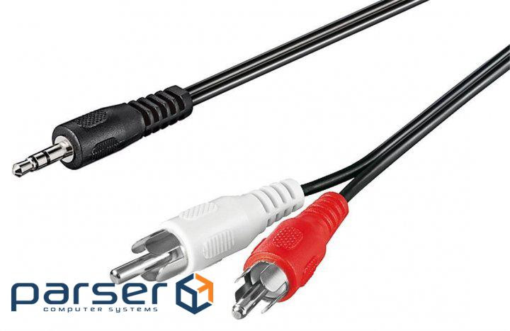 Кабель AUX Audio 3.5мм RCAx2 M/M 3,0 м (B00038)
