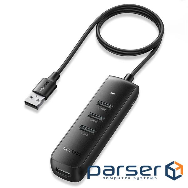 USB hub UGREEN CM416 4xUSB3.0 Black (80657)