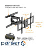 Настінне кріплення HiSmart для телевізора 37"-86" (HS083960)