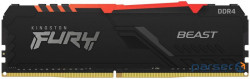 Модуль пам'яті KINGSTON FURY Beast RGB DDR4 3600MHz 8GB (KF436C17BBA/8)
