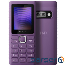 Мобильный телефон Nokia 110 DS Power Purple, 2" (160х128) TFT / клавиатурный моноблок / Unisoc 6533G