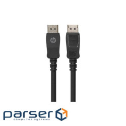 Кабель мультимедійний DisplayPort M to DisplayPort M 2.0m V1.2 4K60Hz black HP (HP_DHC-DP01-2M)