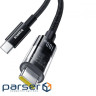 Кабель Baseus Gem Fast-Charging Data Cable Type-C to Type-C 100W 1m white (P10373000211-00)