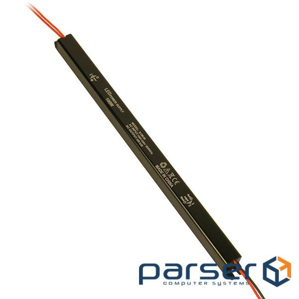 Імпульсний блок живлення герметичний PSW24-100 24В 4.2А (100Вт) IP20 (312*18*18) (S-100-24) ) IP20 (312*18*18) (S-100-24)