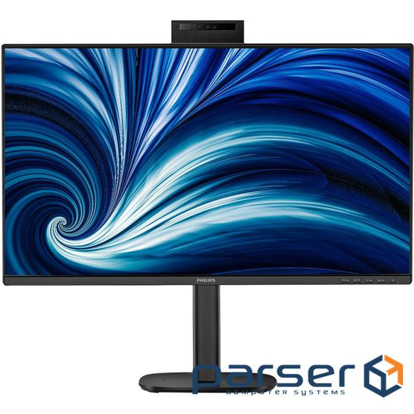 TFT 27" Philips 27B2N3500JH, QHD IPS,120Hz, 2xHDMI, DP, USB-hub, Cam, HAS, Pivot, к (27B2N3500JH/00)